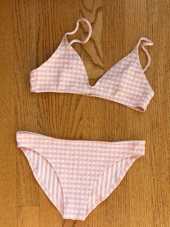 Skatie Other - Skatie Set - Pink Gingham Bikini Set